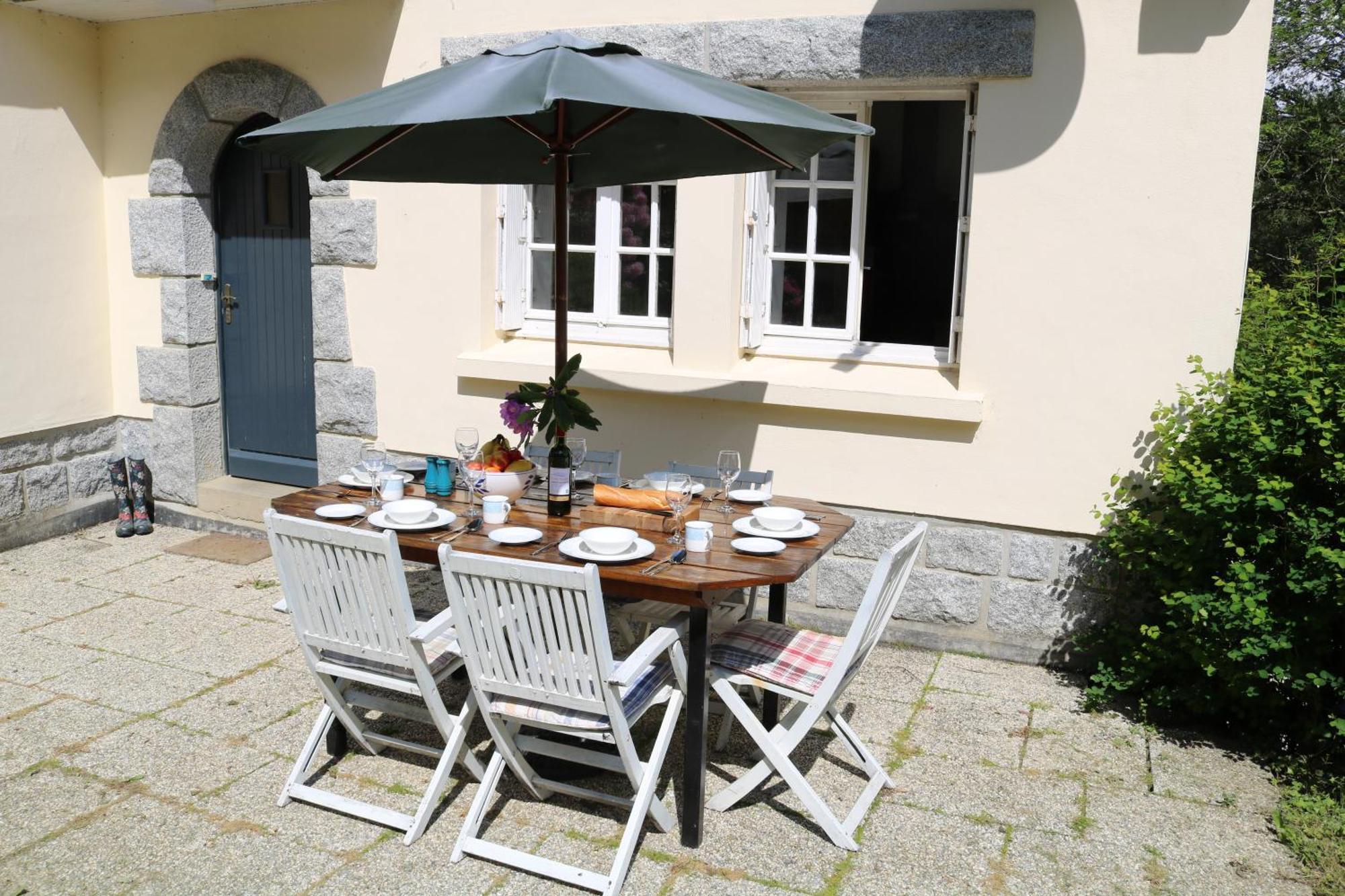 Treffrin Fontaine Blanche River View, Large Patio & Garden In Central Brittany With Starlink Wifi מראה חיצוני תמונה